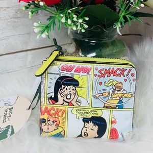 Archie no window l-zip wallet kate spade comics